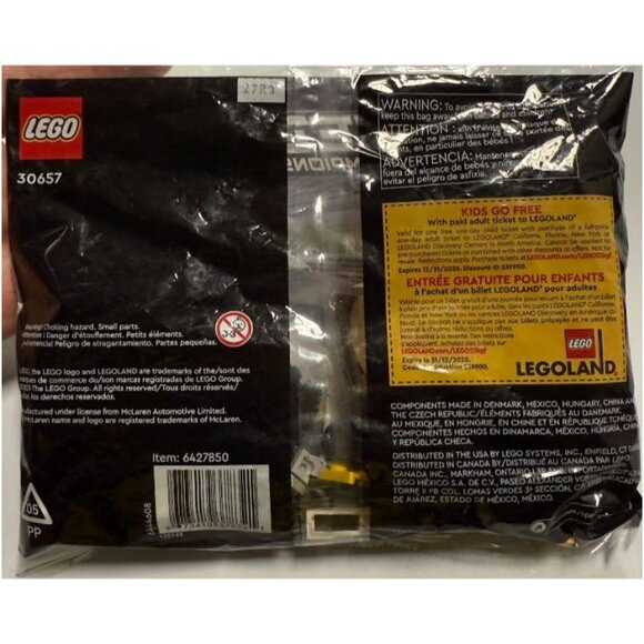 LEGO Speed Champions McLaren Solus GT Race Car Toy 30657 Polybag - Picture 3 of 4